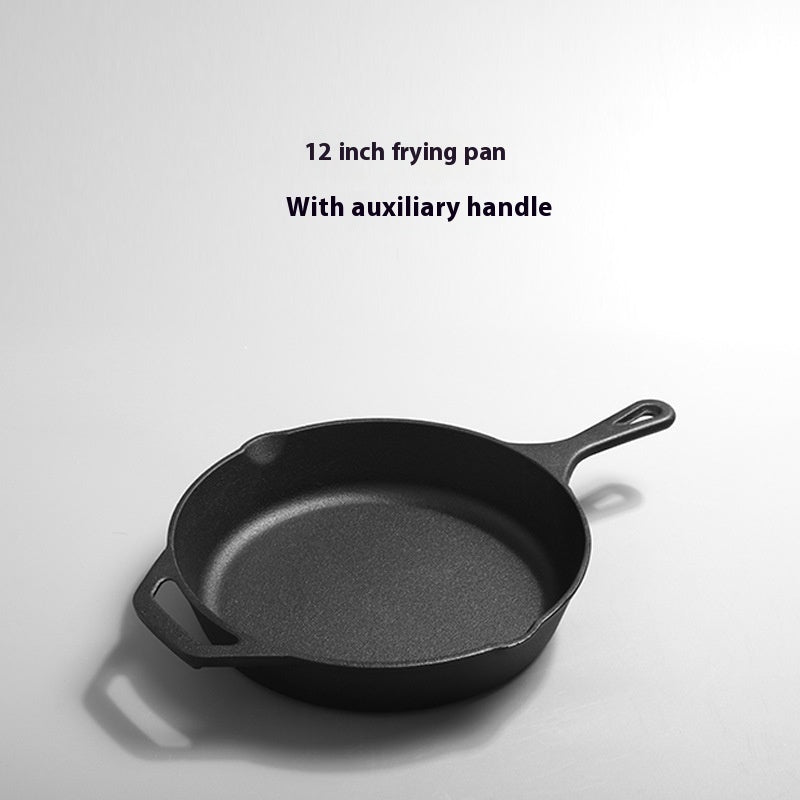 Cast Iron Uncoated Frying Pan