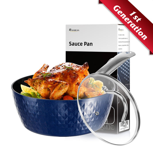 Non-Stick Saucepan with Stainless Steel Handle